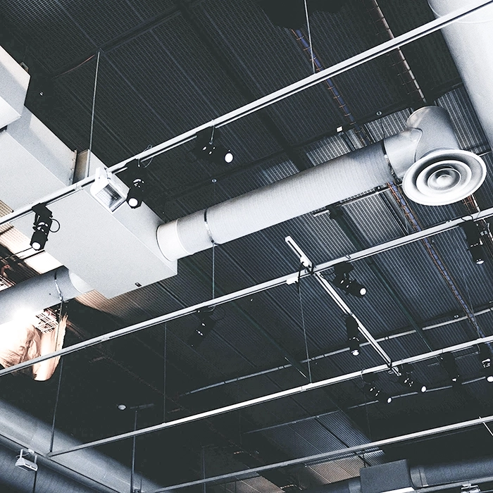 T-bar and drop ceilings for exposed ductwork by Express Drywall Services residential services