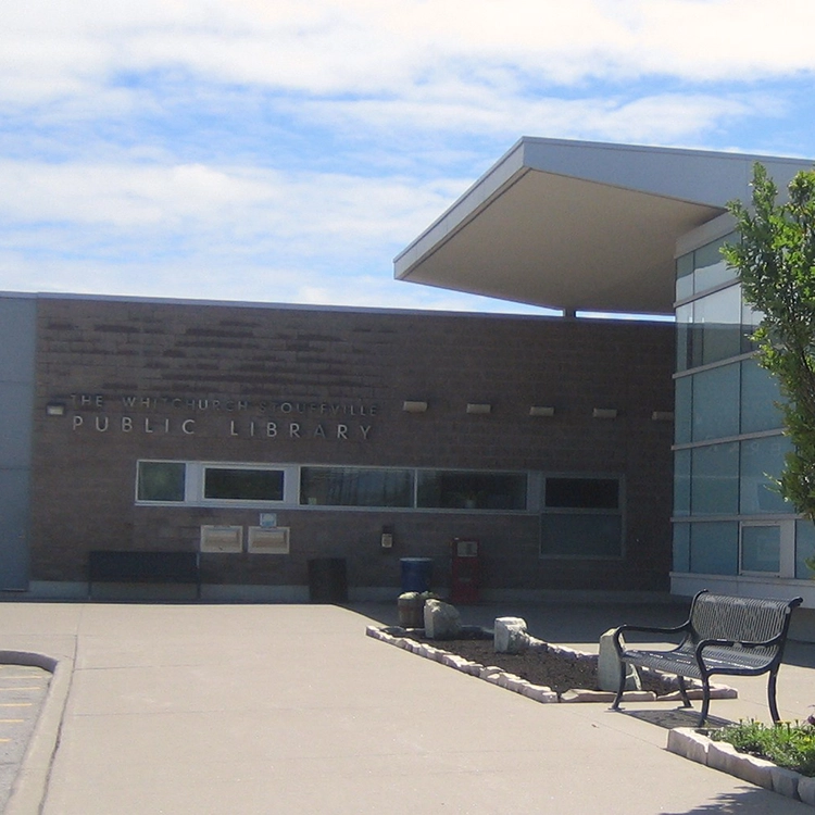 Public Library in Whitchurch-Stouffville, showing the area where Express Drywall Services offers drywall services Whitchurch-Stouffville.