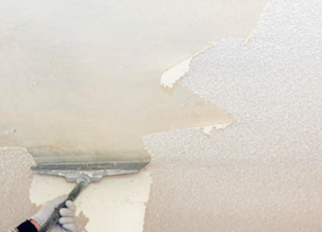 Professional popcorn ceiling removal by Express Drywall Services