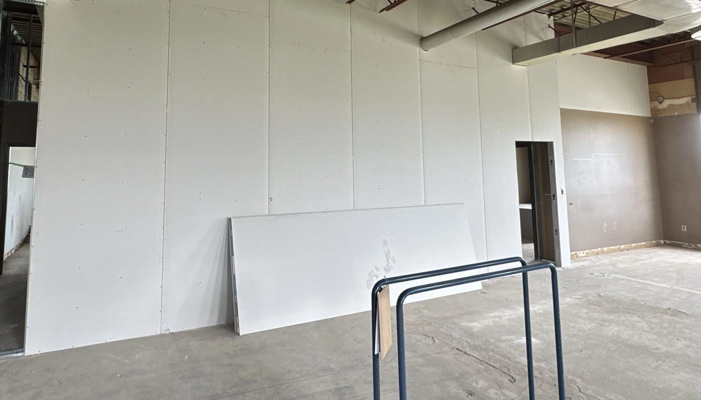 Drywall installation in a Toronto commercial unit by Express Drywall Services