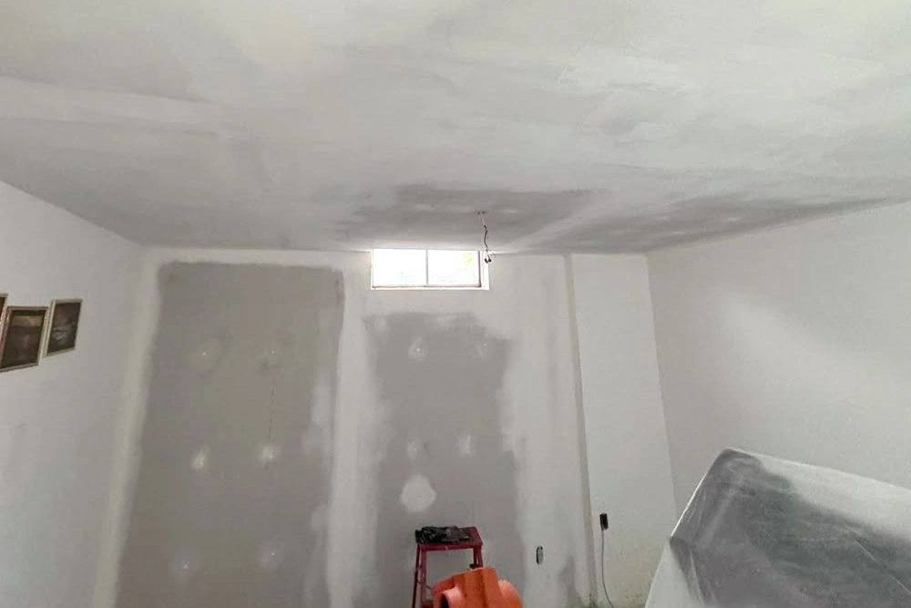 Interior room during commercial drywall patching in Toronto by Express Drywall Services