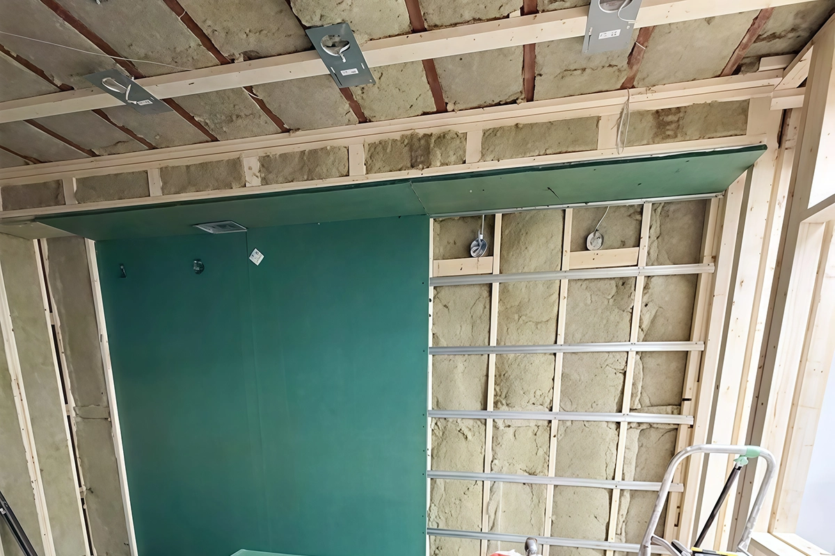Soundproof drywall and insulation installation in Toronto by Express Drywall Services