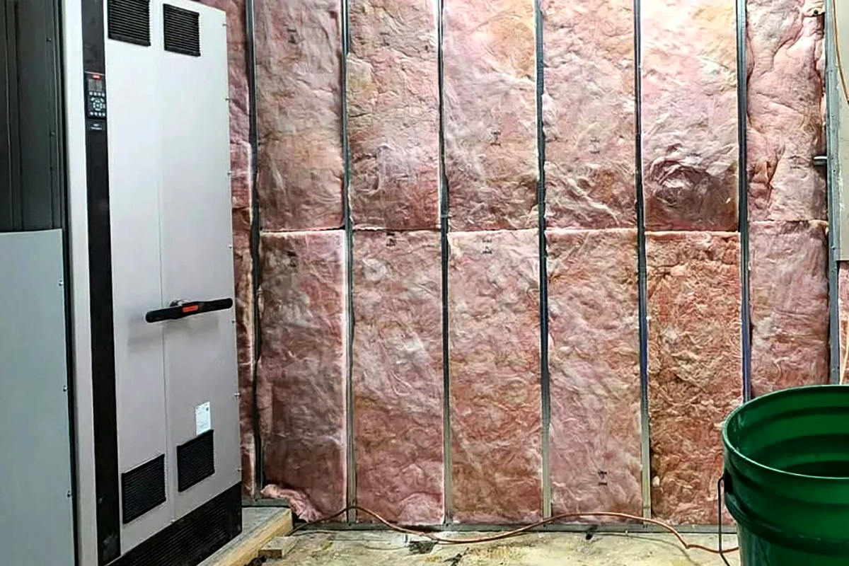 Before drywall repair – damaged interior walls – Express Drywall Services