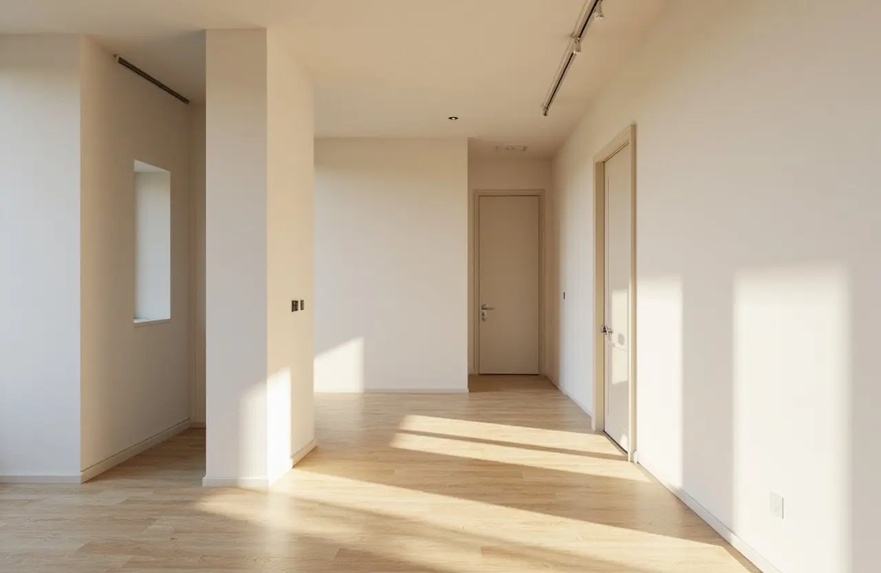 Modern residential space with fire and sound separation in Richmond Hill by Express Drywall Services.