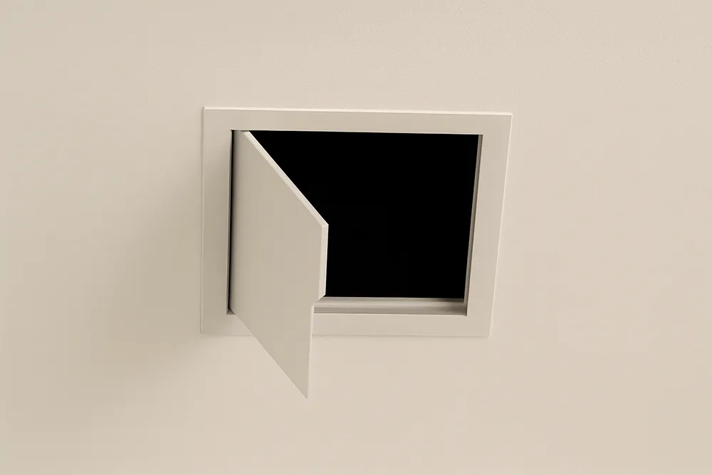 Wall-mounted access panel installed during access door installation in Richmond Hill.