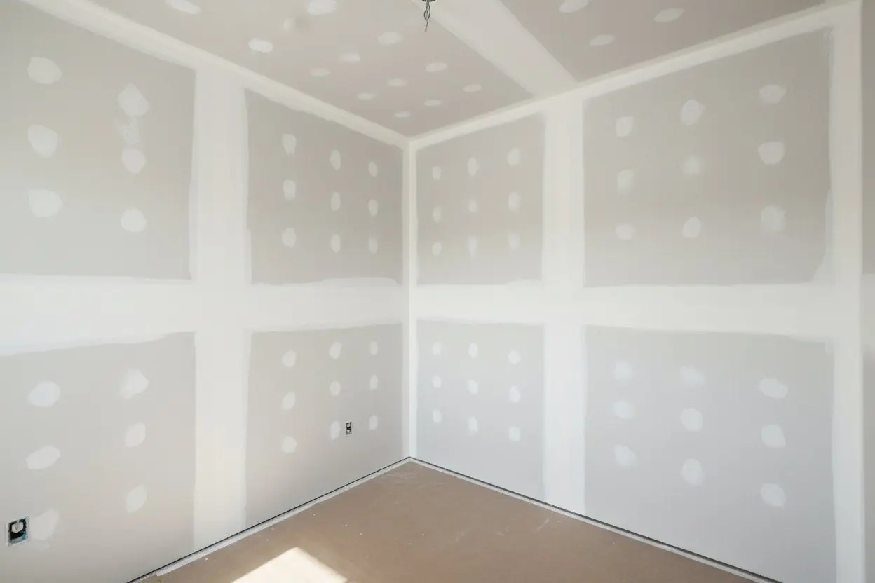 Finished drywall installation in Halton Hills by Express Drywall Services with smooth seams and bright clean walls
