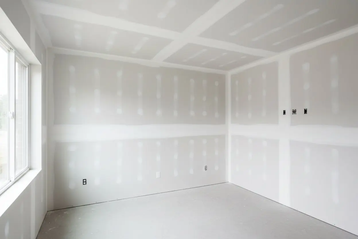 Drywall installation in Tiny Township by Express Drywall Services showing smooth walls and ceiling seams