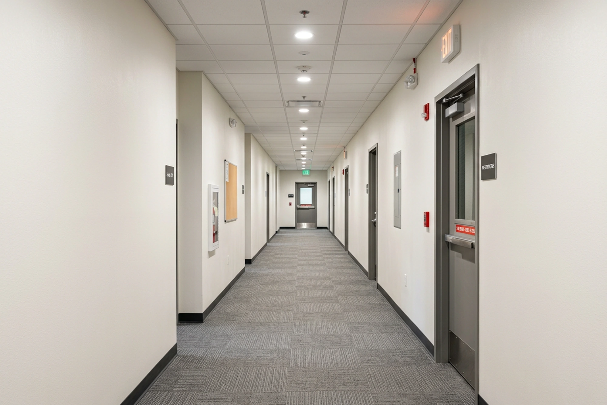 Commercial Drywall Installation with Metal Door Frames in Newmarket, Ontario | Express Drywall Services