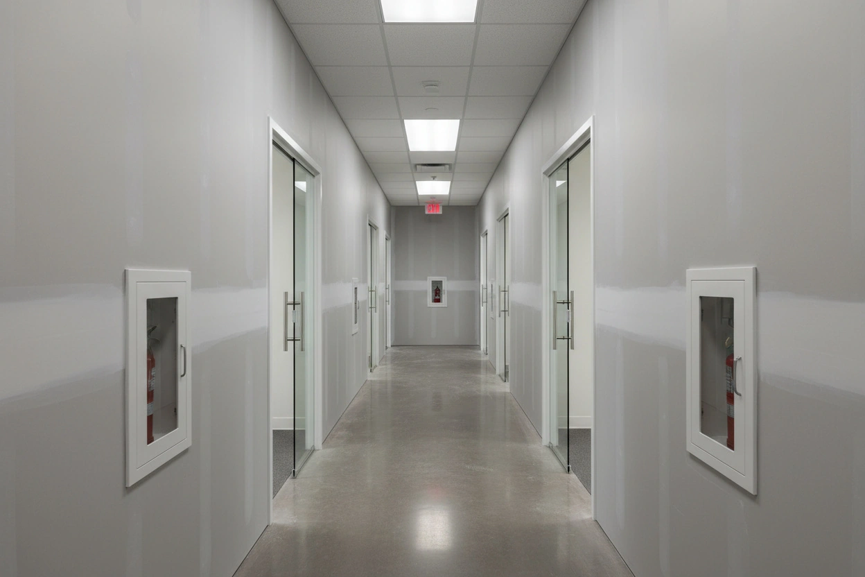 Commercial Fire-Resistant Drywall Installation in Whitby (2)