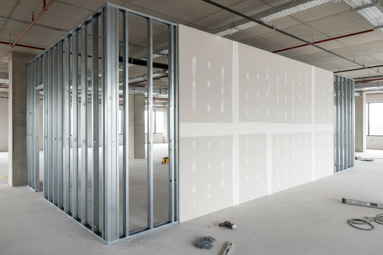 Commercial Fire-Resistant Drywall Installation in Ajax (1)