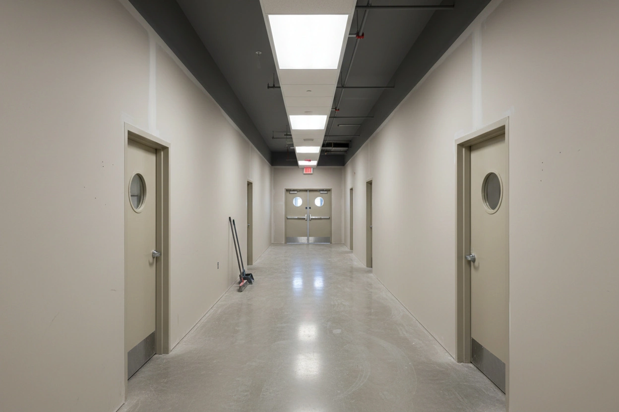 Commercial Fire-Resistant Drywall Installation in Milton (1)