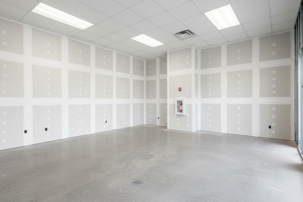 Commercial Fire-Resistant Drywall Installation in Milton (4)