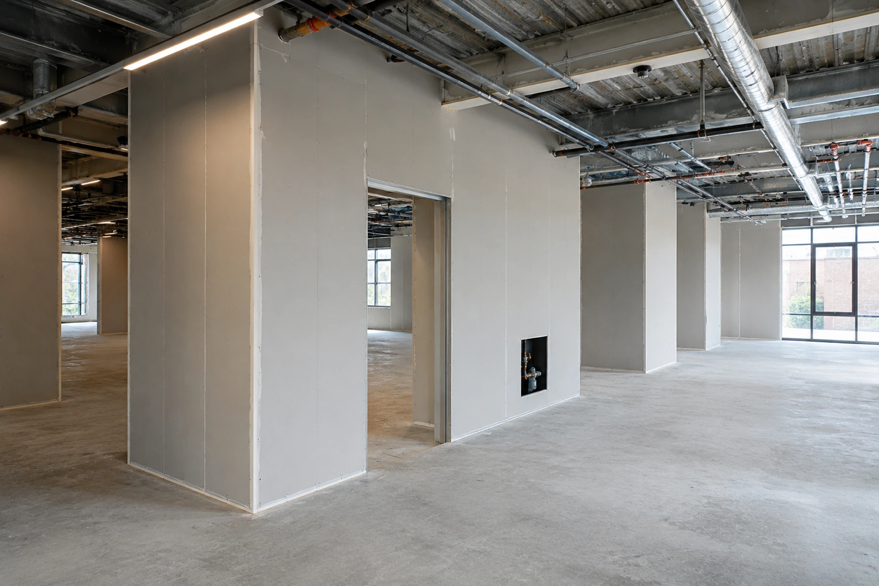 Commercial Fire-Resistant Drywall Installation (36)