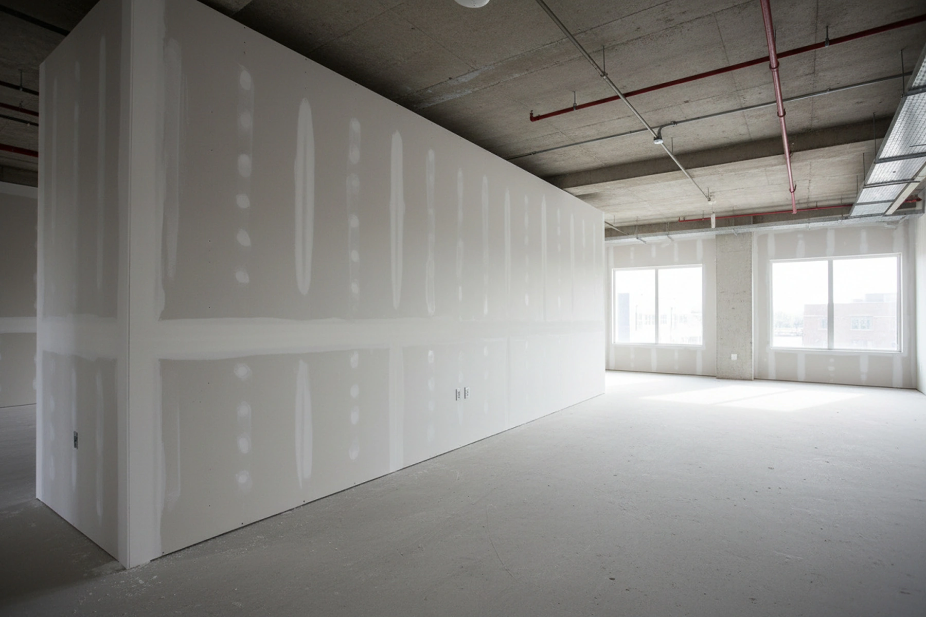 Commercial Fire-Resistant Drywall Installation (4)