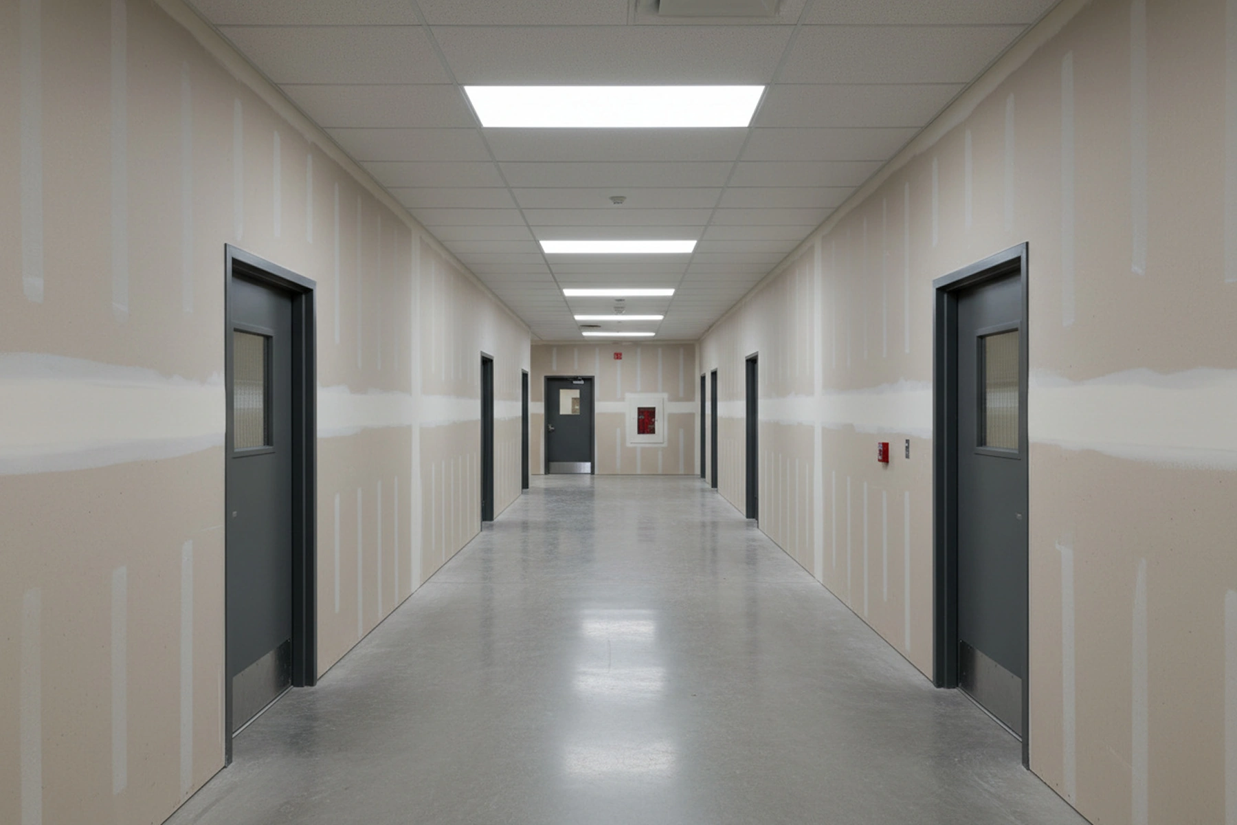 Commercial Fire-Resistant Drywall Installation (8)